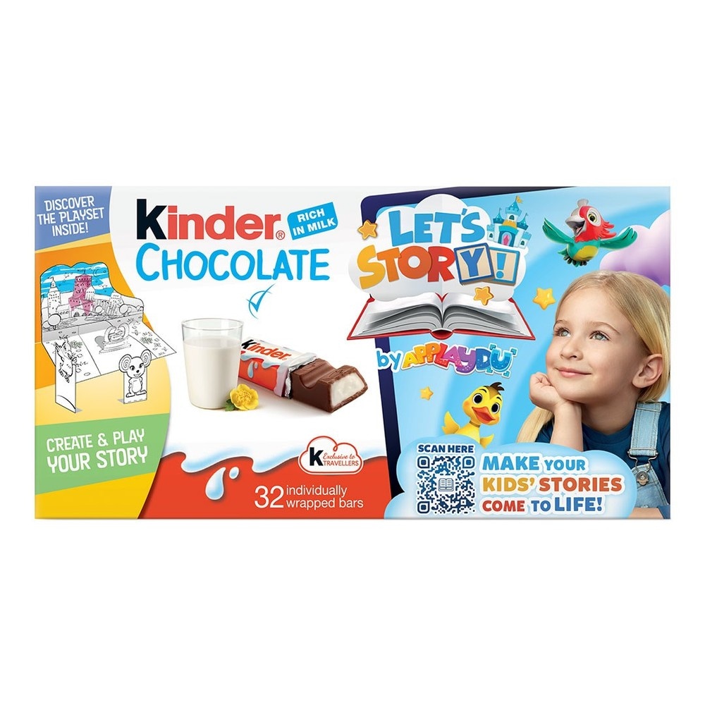 Kinder Chocolate čokoladice 400 g - Akcija v trgovini Kompas Shop
