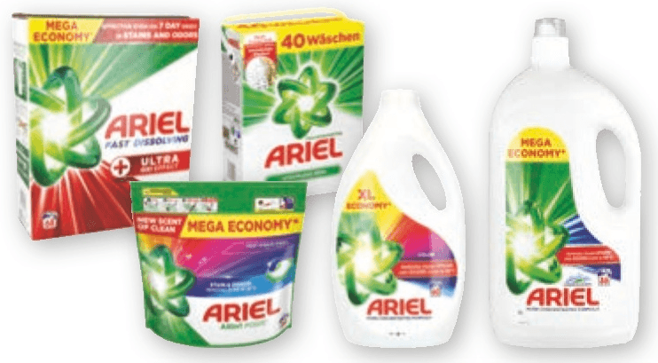 Izdelki Ariel - Akcija v trgovini Spar