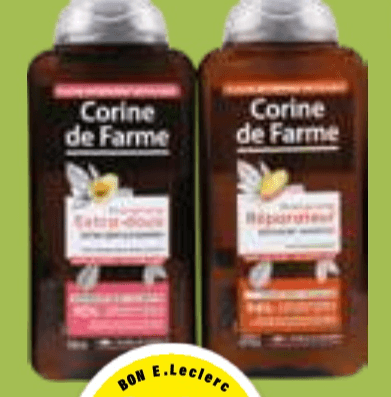 Corine de Farme Naravni šamponi za lase - Akcija v trgovini E.Leclerc