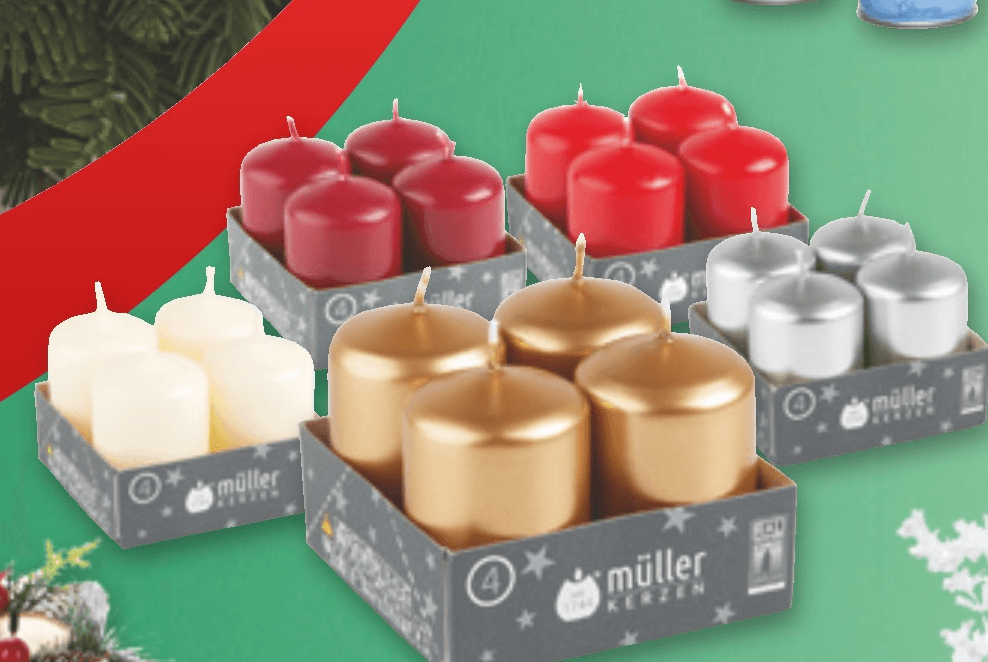 ADVENTNE SVEČKE 4/1 Müller Kerzen - Akcija v trgovini Spar