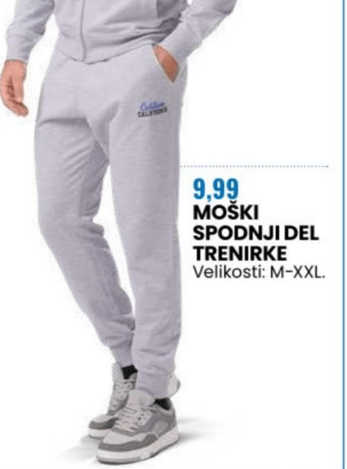 Moški spodnji del trenirke 1 kos - Akcija u trgovini Eurospin