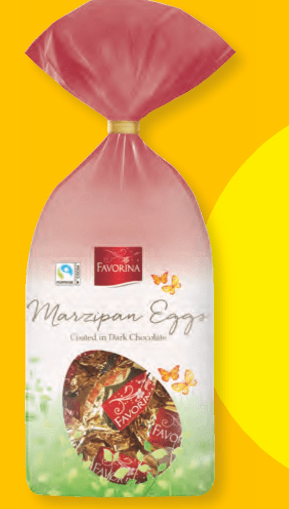 FAVORINA Marcipanova jajčka 200 g - Akcija v trgovini Lidl