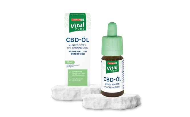 CBD kapljice 10 ml Spar Vital Pure - Akcija v trgovini Spar