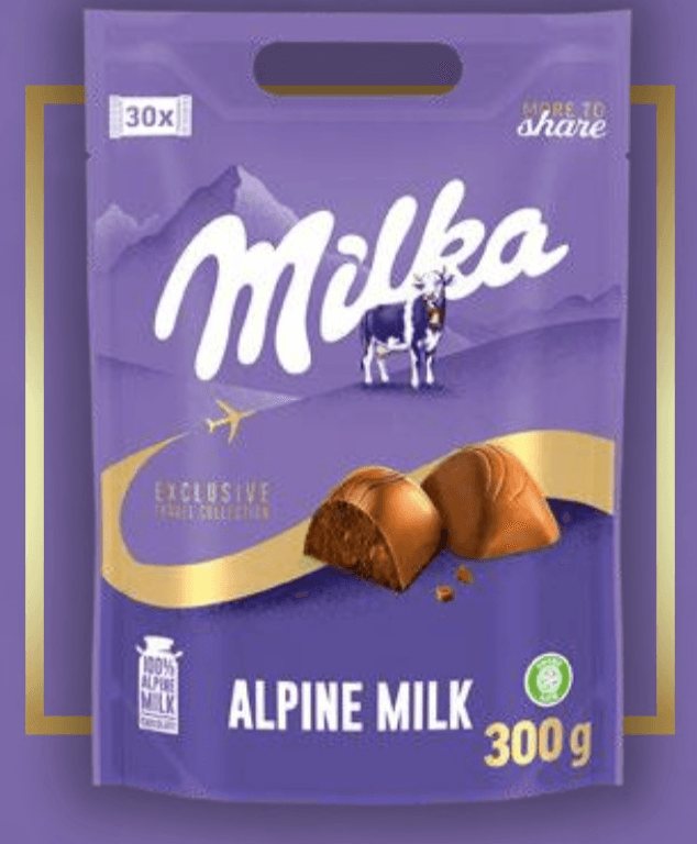 MILKA Mini mlečne čokoladice 300 g - Akcija v trgovini Regal Shop