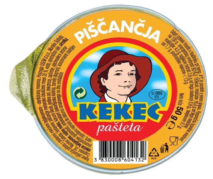 Kekec Pašteta 50 g - Akcija v trgovini Tuš