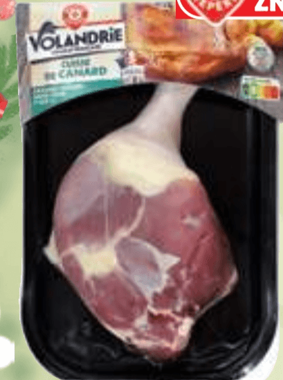 RAČJA BEDRA 350 g Volandrie - Akcija v trgovini E.Leclerc