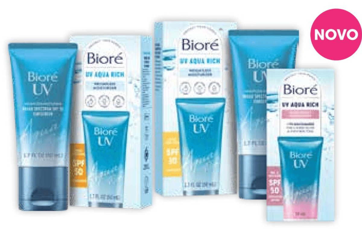 Biore Aqua rich moist UV izdelki - Akcija v trgovini Tuš