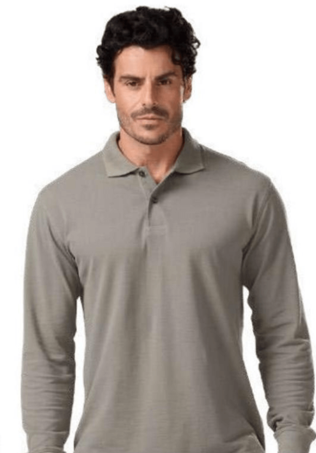 Moška polo majica z dolgimi rokavi - Akcija v trgovini Eurospin