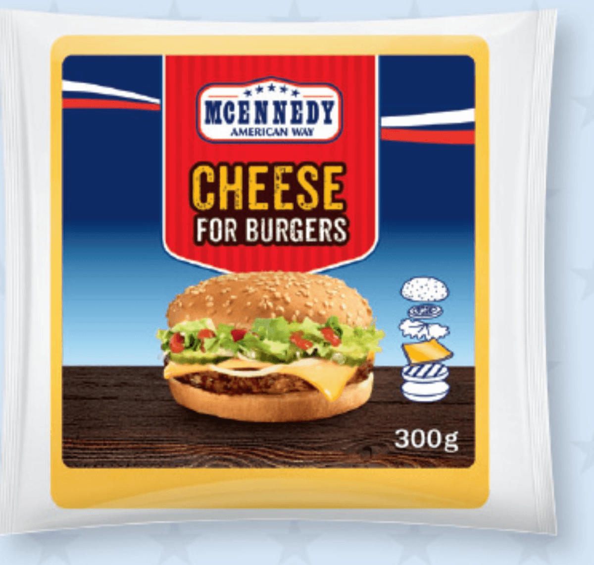 MCENNEDY Sir za hamburgerje 300 g - Akcija v trgovini Lidl