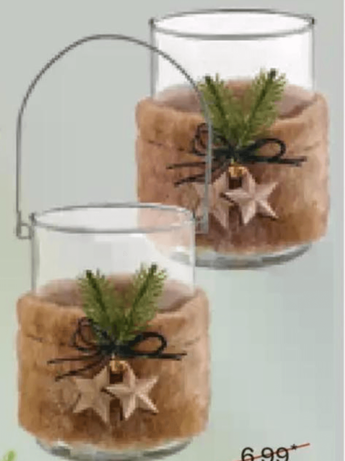 Okrasni stekleni kozarec - Akcija v trgovini Rutar