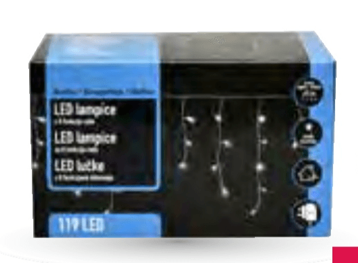 LED lučke 119 lučk - Akcija v trgovini Mercator