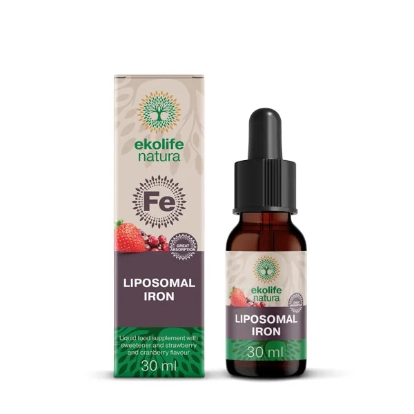 Ekolife natura Liposomsko železo 30 ml - Akcija v trgovini Tuš