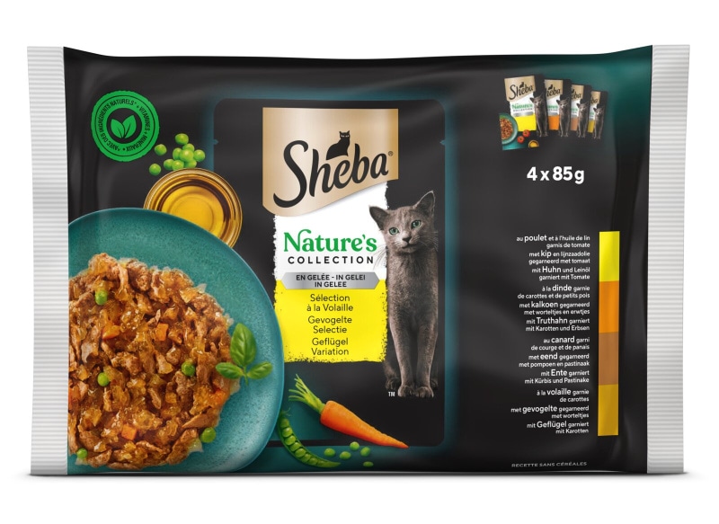 Hrana za mačke Sheba Pouch 4 x 85 g - Akcija v trgovini Spar