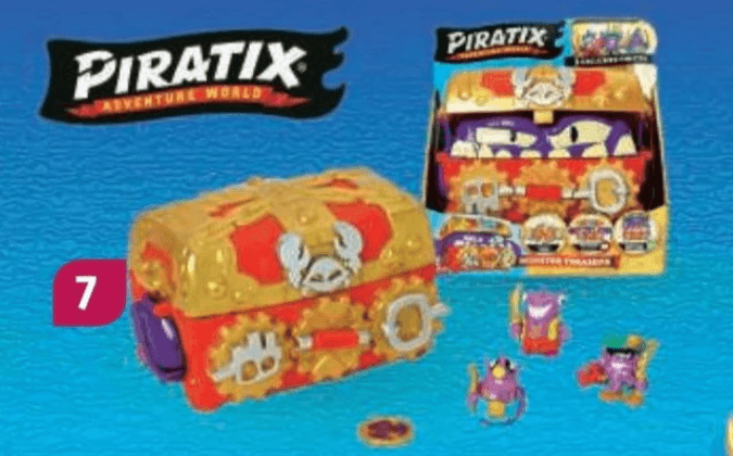 Piratix Igralni set Pošast v skrinji - Akcija v trgovini Mueller