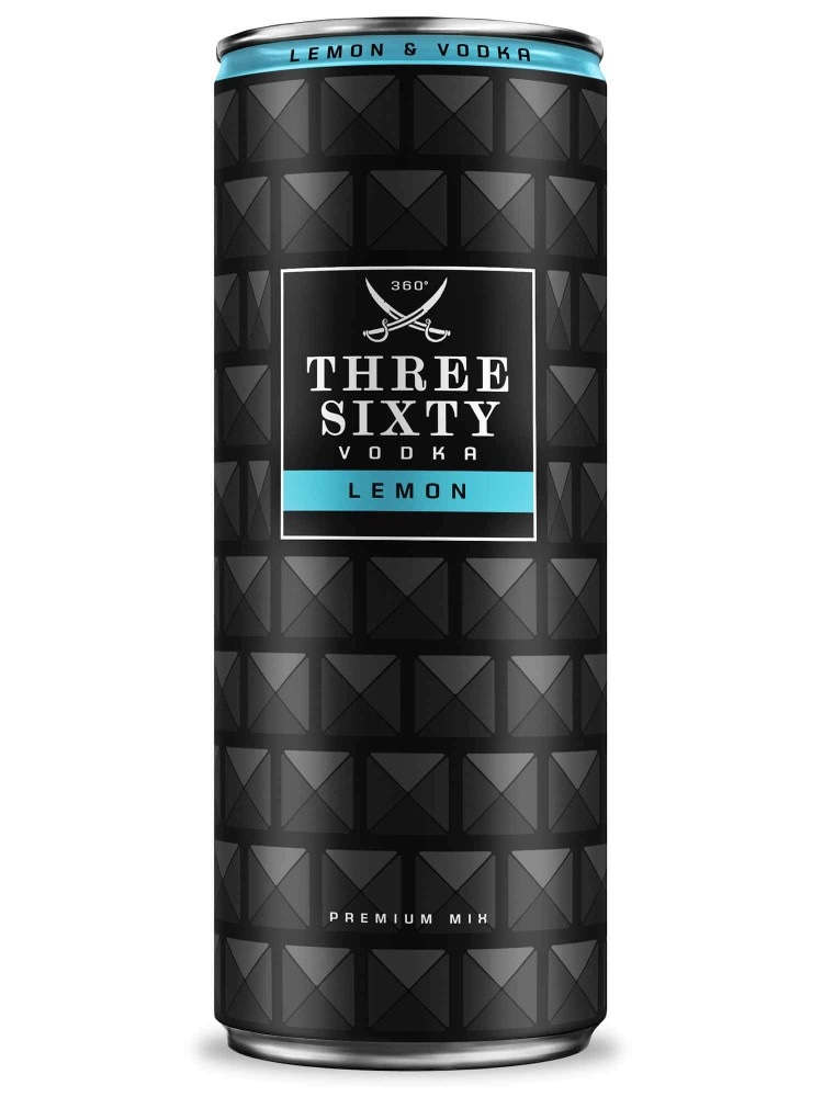 Pijača Three Sixty 0,33 l - Akcija v trgovini Mercator