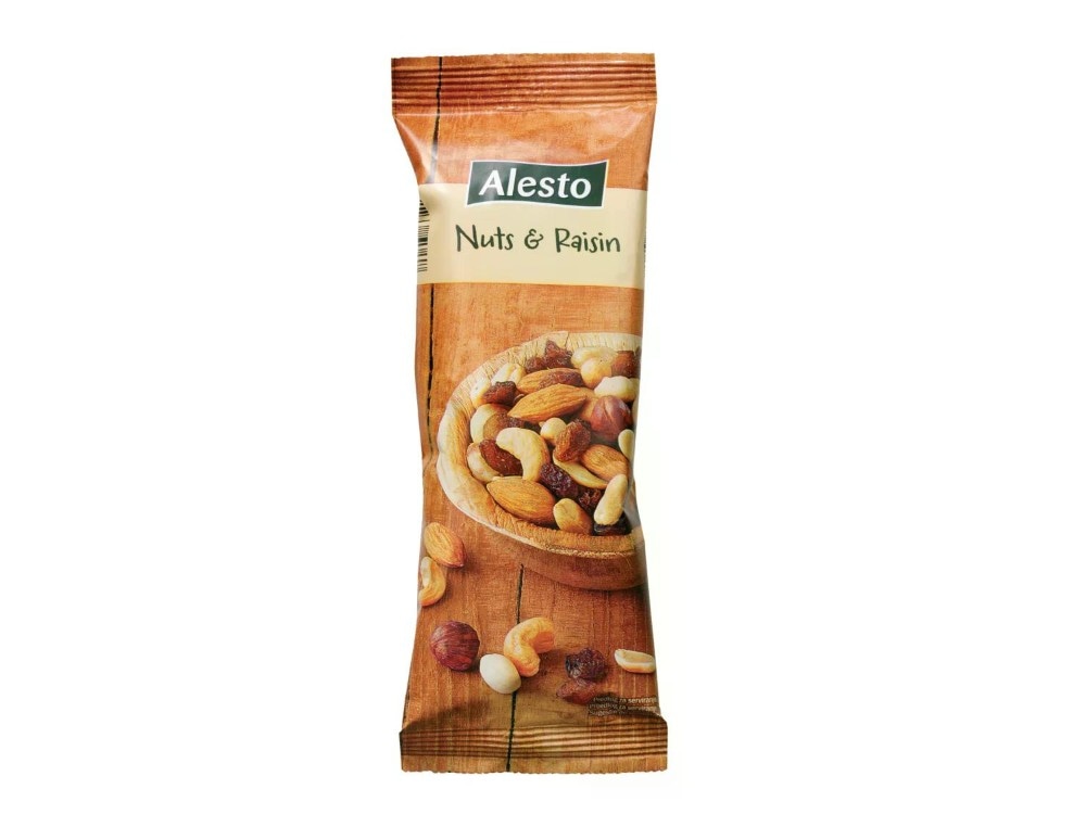 Alesto Mešanica oreščkov in rozin 100 g Akcija v trgovini Lidl