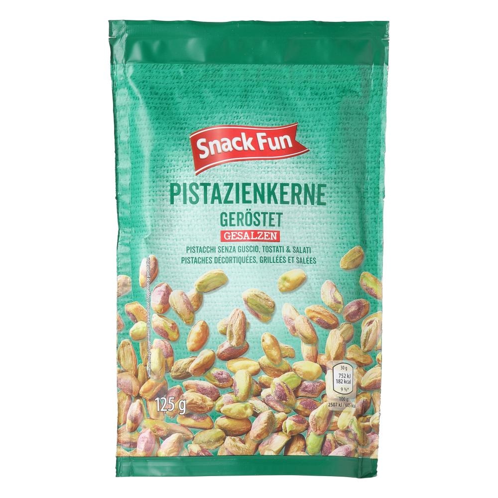 Snack Fun Oluščene pražene pistacije 125 g - Akcija v trgovini Hofer