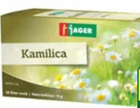 Čaj Kamilica 20/1 Jager - Akcija v trgovini Jager
