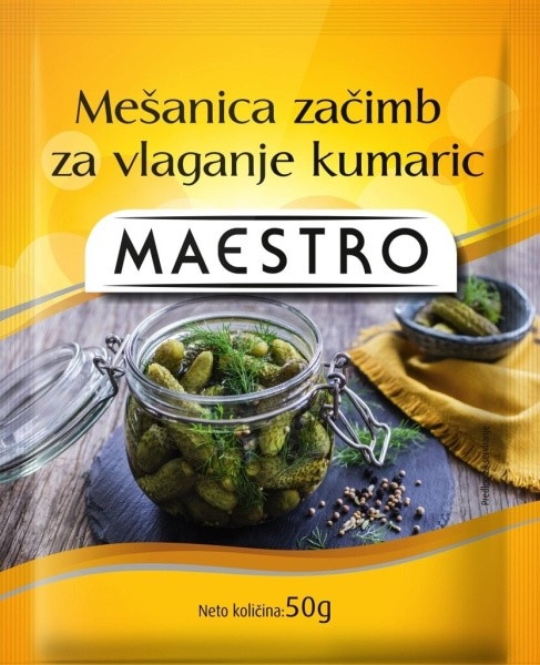 Maestro začimbna mešanica za kumarice ali lovorjev list 50 g ali 5 g ali 25 g Akcija v trgovini Spar