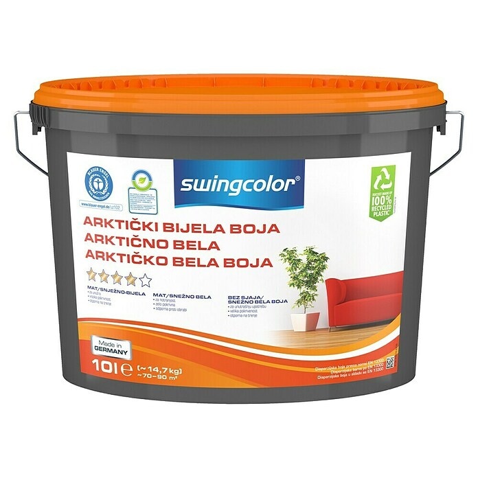 Mix snežno bela barva 'Basis 2 ali 4' 1 l swingcolor - Akcija v trgovini Bauhaus