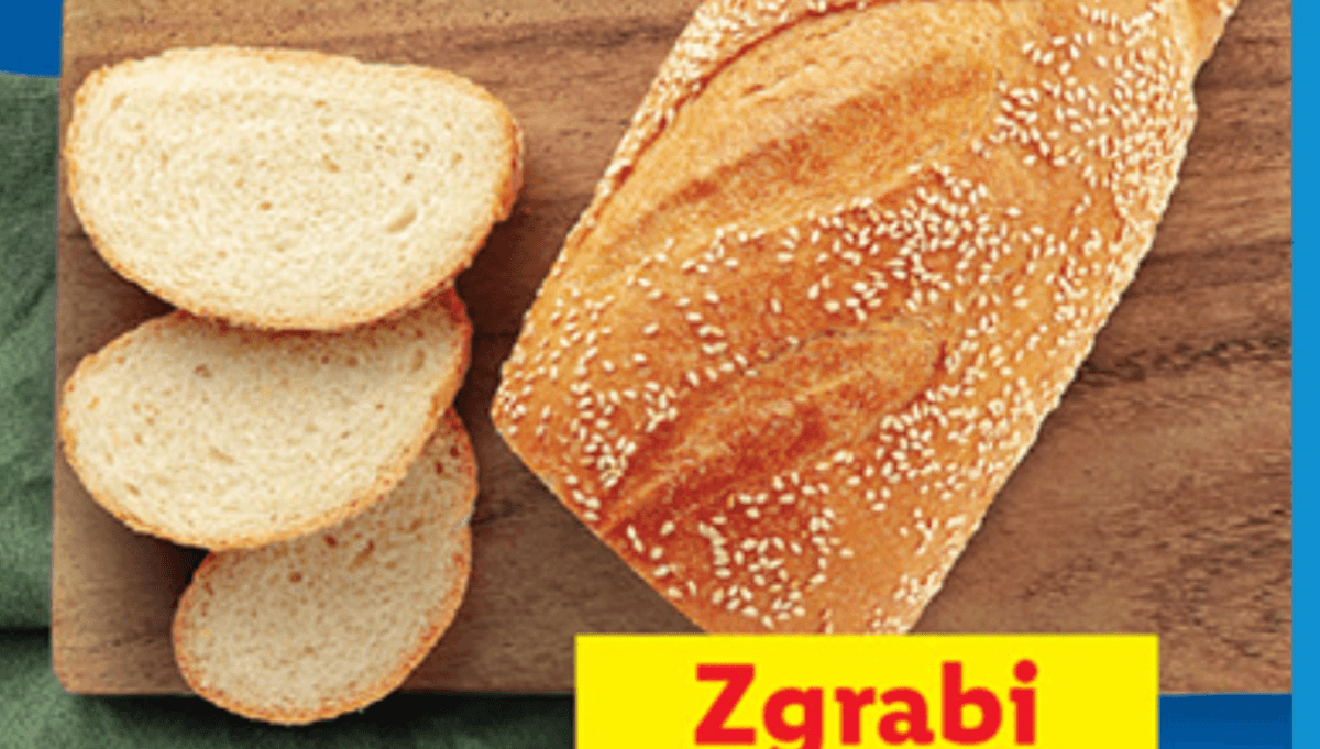 Bel kruh brez kvasa s sezamom 400 g - Akcija v trgovini Lidl