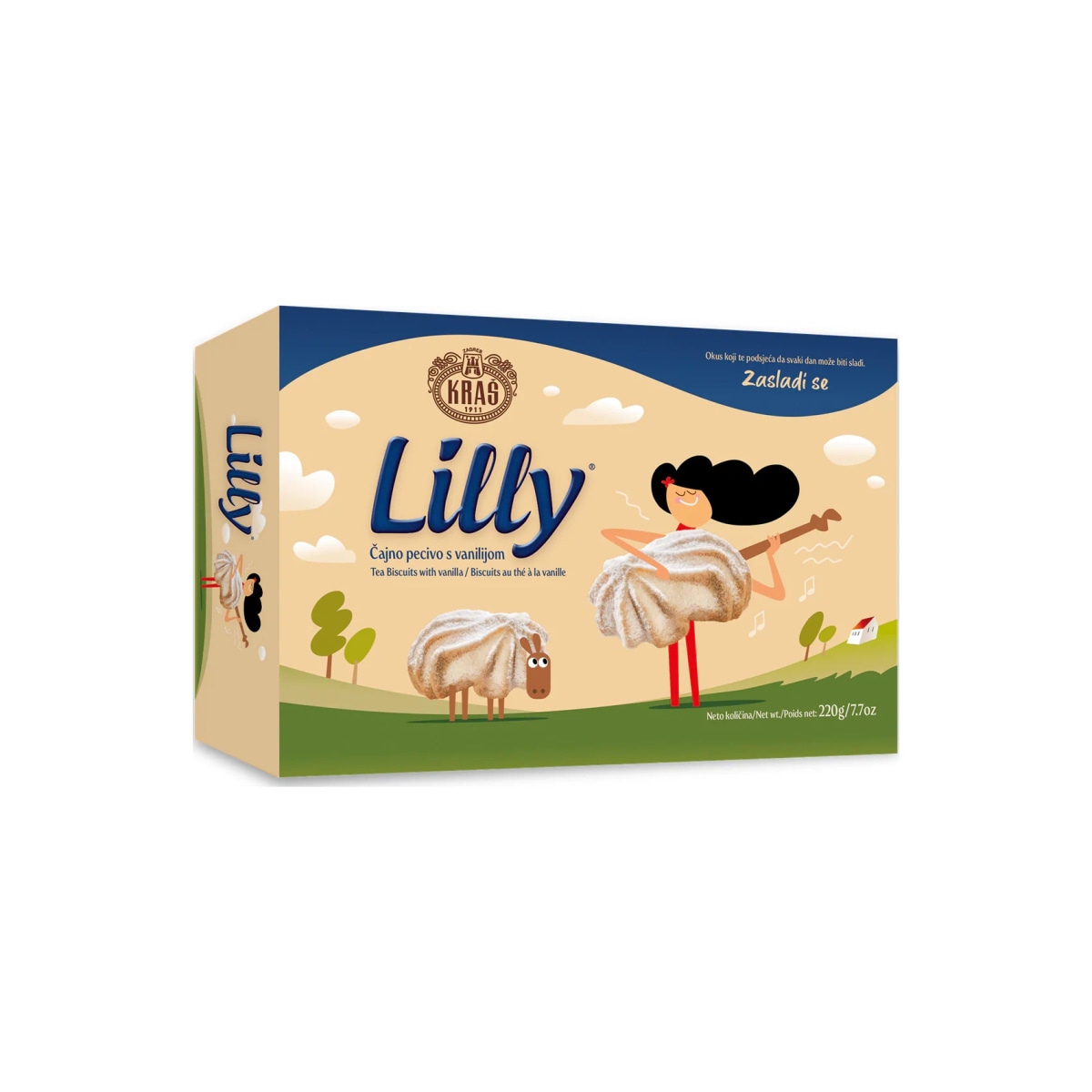 Kraš Keksi Lilly 220 g Akcija u trgovini Tuš