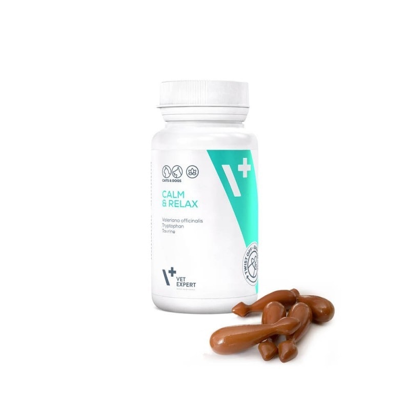 Kapsule za pomirjanje Calm&Relax 30 KAPSUL VET EXPERT - Akcija v trgovini Mr. Pet