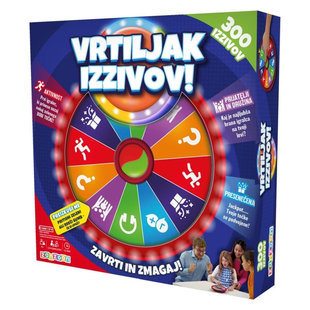 Družabna igra Vrtiljak Izzivov zanzoon - Akcija v trgovini Baby Center