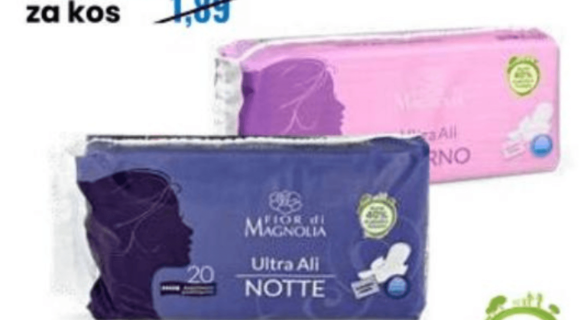 HIGIENSKI VLOŽKI Fior di Magnolia Ultra Ali - Akcija v trgovini Eurospin