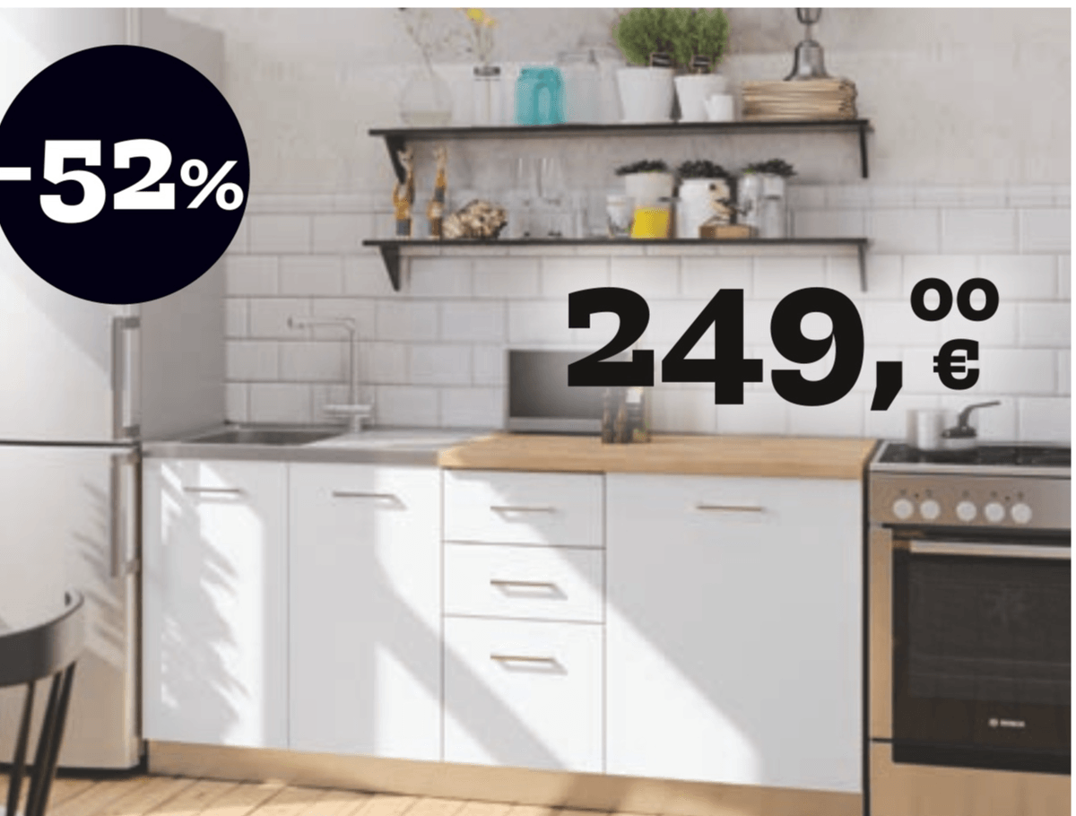 ELA blok kuhinja - Akcija v trgovini Prima