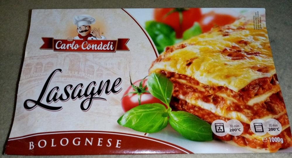Sveža lazanja ali špageti bolognese Carlo Condelli 1 kg - Akcija v trgovini Jager
