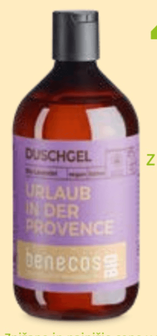 Benecos geli za prhanje - Akcija v trgovini Mueller