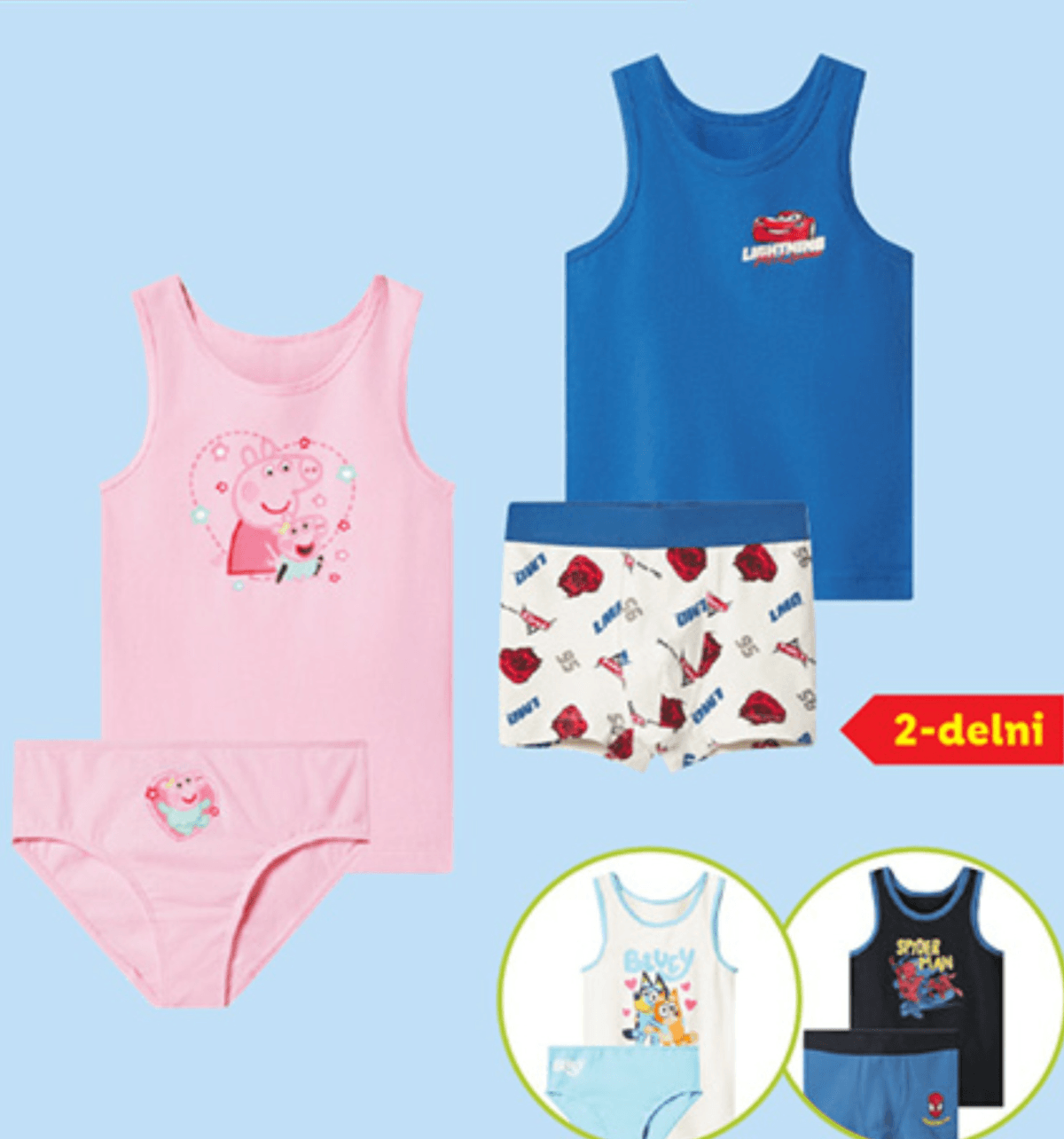 Komplet spodnjega perila - Akcija v trgovini Lidl