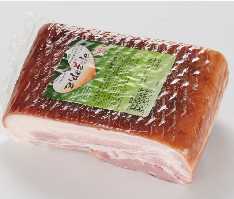 Prešana mesnata hamburška slanina - Akcija v trgovini E.Leclerc