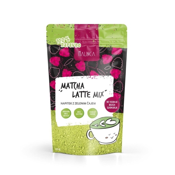 Malinca Napitek Matcha Latte Mix 125 g - Akcija v trgovini Tuš