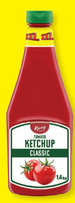 Kania ketchup XXL 1400 g Akcija v trgovini Lidl