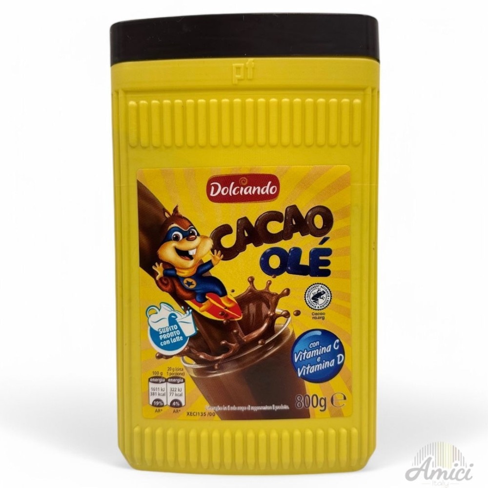 Dolciando Cacao Ole pripravek za kakavov napitek 800 g Akcija v trgovini Eurospin