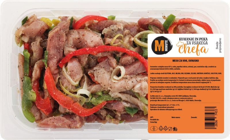 Meso za vok Minute Pribl. 500 g - Akcija v trgovini Mercator