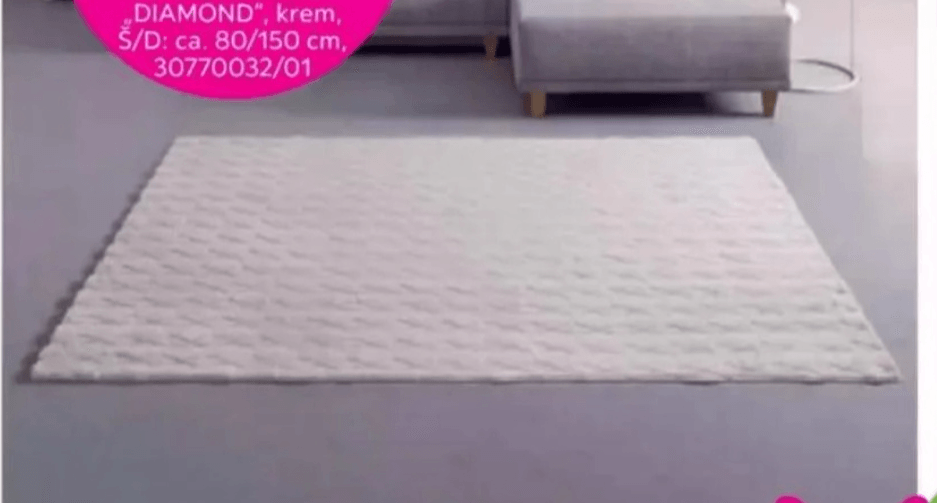 Umetno krzno „DIAMOND" - Akcija v trgovini Mömax