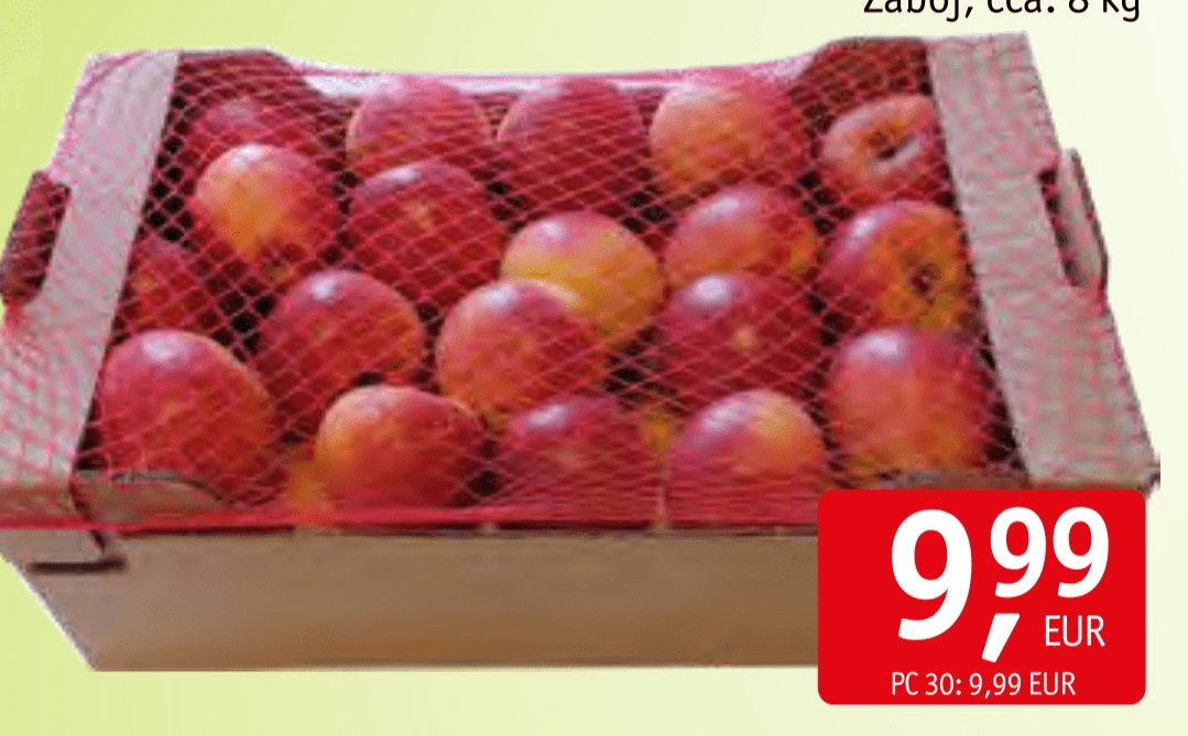 Jabolka Laflamboate Zaboj, cca. 8 kg - Akcija u trgovini Jager