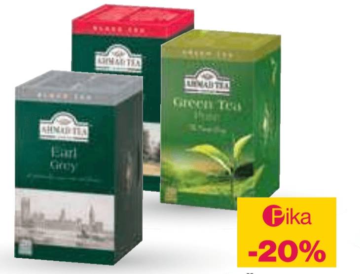 Čaj Ahmad - Akcija v trgovini Mercator