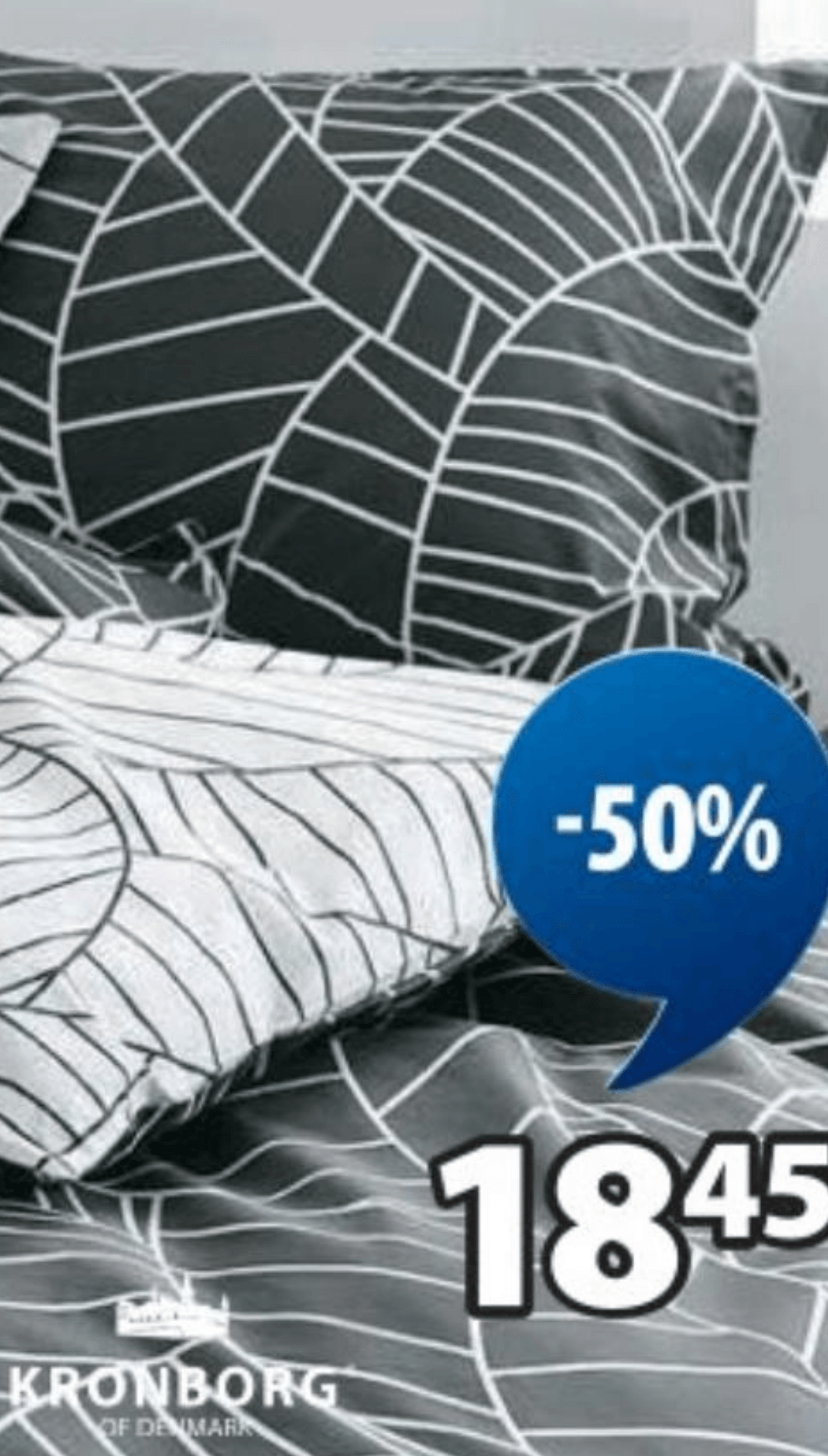 Posteljnina PAULA 140x200+50x70/75 cm KRONBORG - Akcija v trgovini Jysk