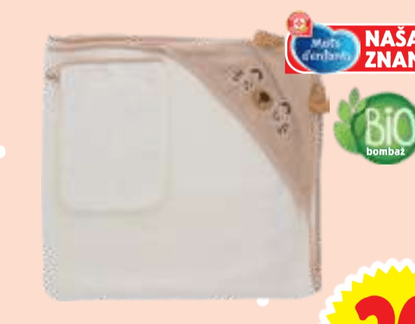 Kopalna brisača + rokavica Mots d'enfants - Akcija v trgovini E.Leclerc