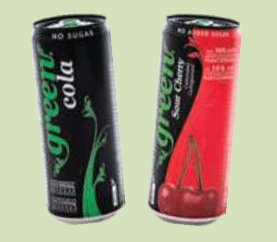 Gazirana pijača Green 0,33 l Green Cola - Akcija v trgovini E.Leclerc