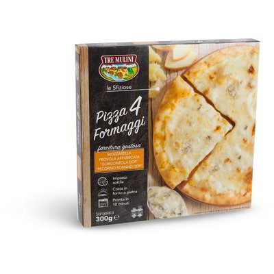 Pica 4 siri 300 g TRE MULINI - Akcija v trgovini Eurospin