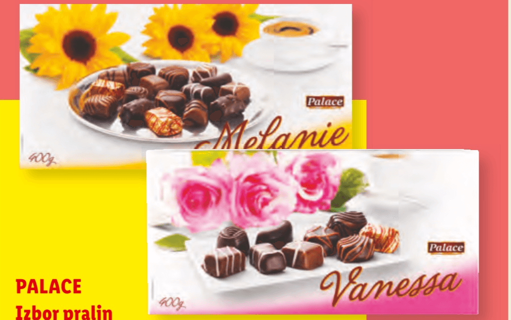 Palace Izbor pralin 400 g - Akcija v trgovini Lidl