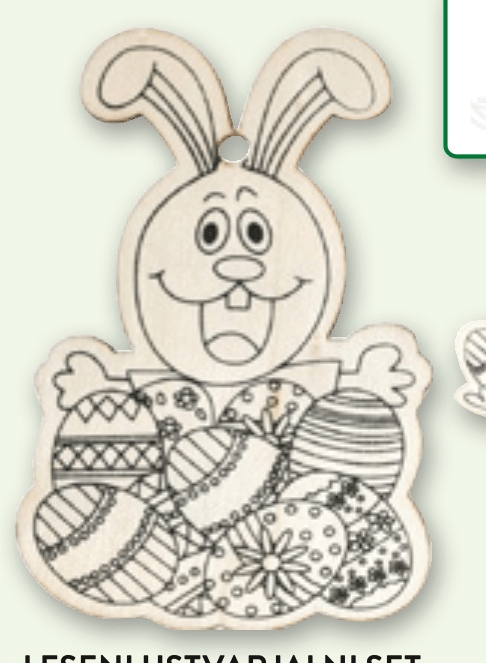 Leseni ustvarjalni set - Akcija v trgovini Spar