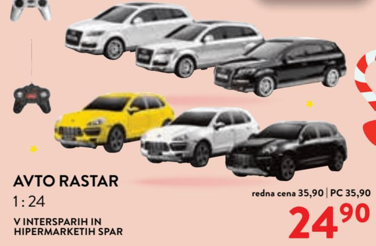 Avto Rastar - Akcija v trgovini Spar