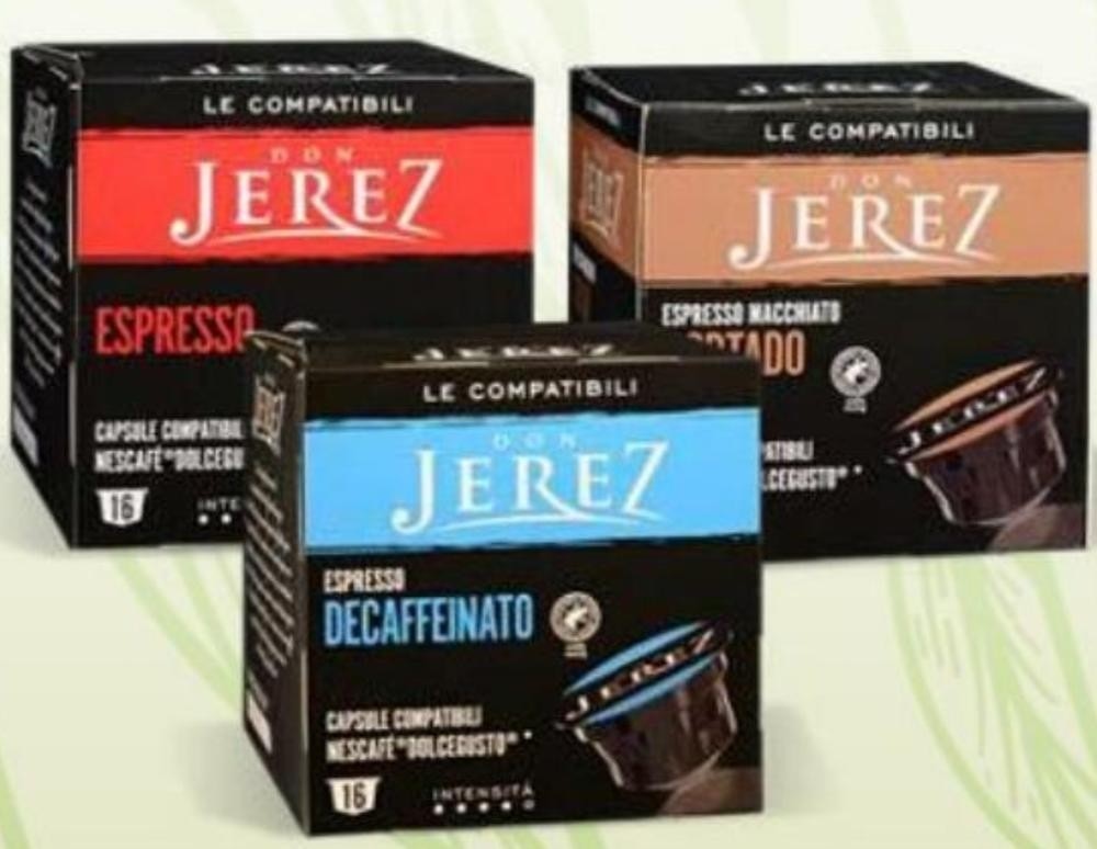 Kavne kapsule, kompatibilne Nescafé Dolcegusto 16 kosov, 100 g Jerez Akcija v trgovini Eurospin
