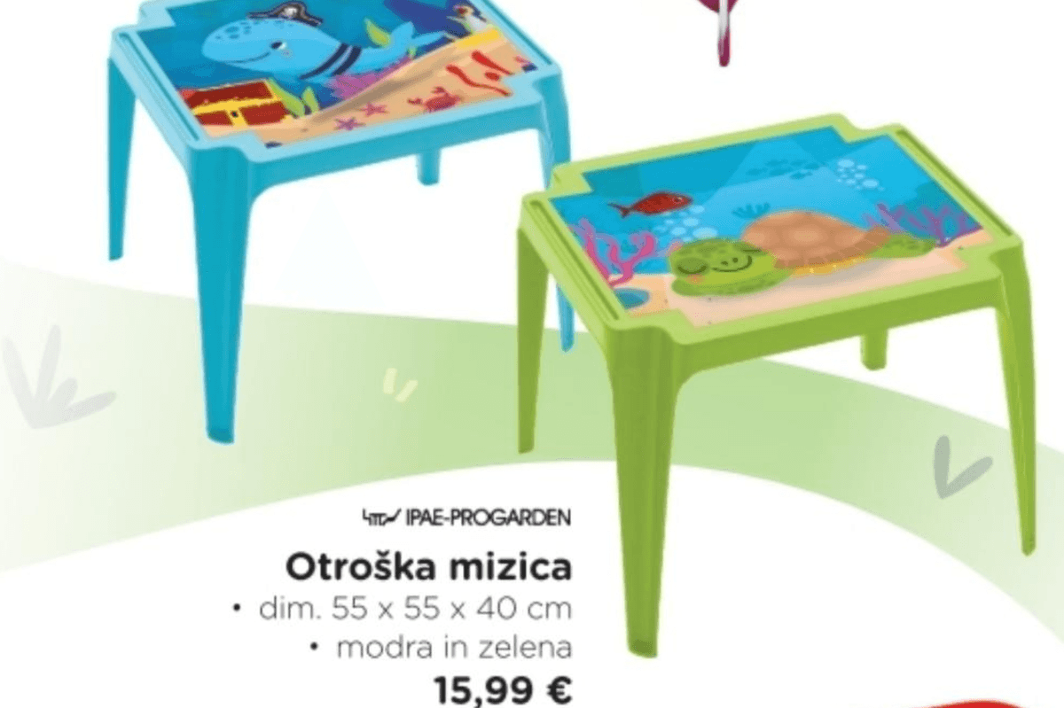 Otroška mizica IPAE-PROGARDEN - Akcija v trgovini Baby Center